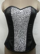 Mesmeric White Sequined Overbust Corset Mesmeric White Sequined Overbust Corset