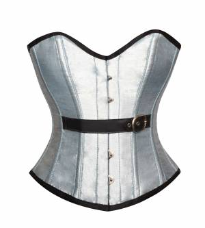 Corset Attire Silk Leather Belt Bustier Waist Shaper Overbust Halloween Corset